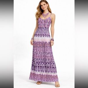 Parker Maxi Dress -- Purple